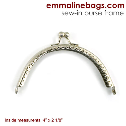 Emmaline Curved Sew-in Purse Frame (Kiss Lock)